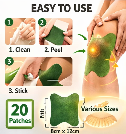 Herbal Knee Pain Relief Patches