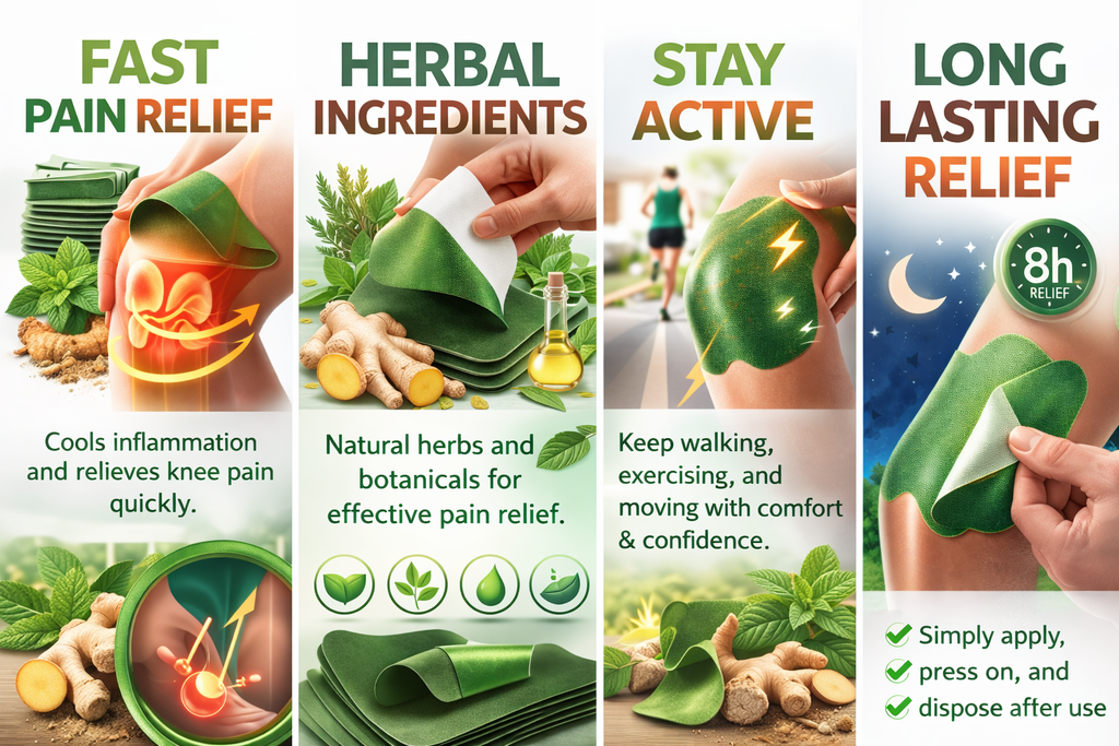 Herbal Knee Pain Relief Patches